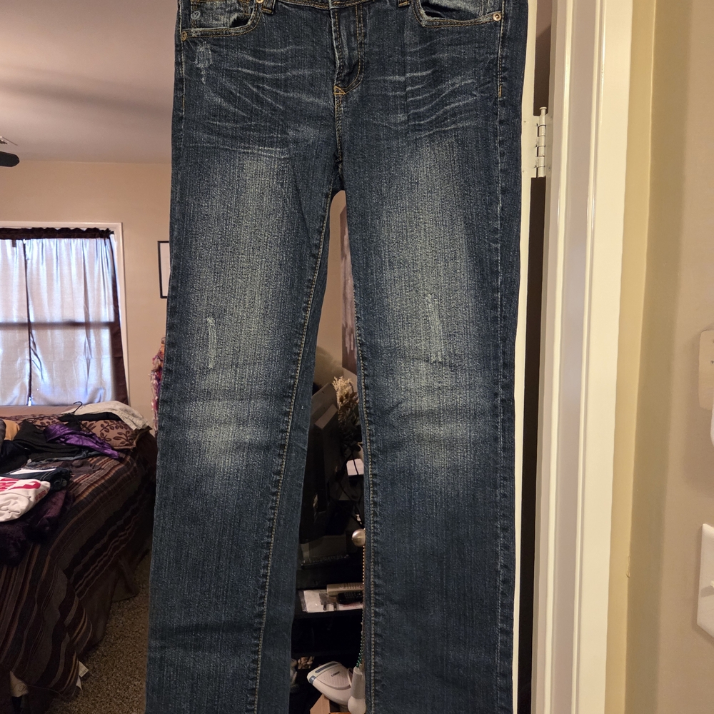 Vigold Women's Straight Leg Jeans - Classic Blue